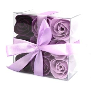 Såpeblomst Roser - 3pk a 9 stk - Lavendel Rose