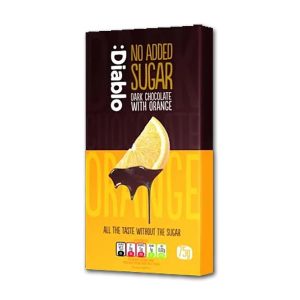 Diablo Sukkerfri Mørk Sjokolade Med Appelsin 75g