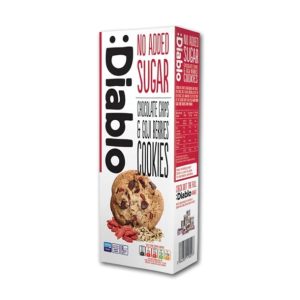 Diablo Kjeks Med Sjokolade Og Goji Bær Uten Tilsatt Sukker 135g