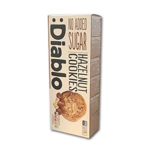 Diablo Hasselnøtt Kjeks Uten Tilsatt Sukker 135g