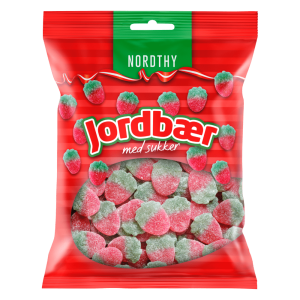 Nordthy Jordbær m/Sukker 170g
