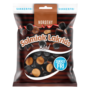 Nordthy Sukkerfri Salmiakk Lakris 65gr
