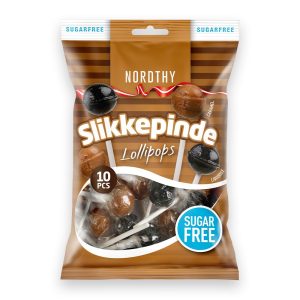 Nordthy Sukkerfri Lollipop 2 varianter 100gr