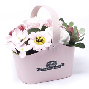 Såpeblomst Kurv Liten - Rosa