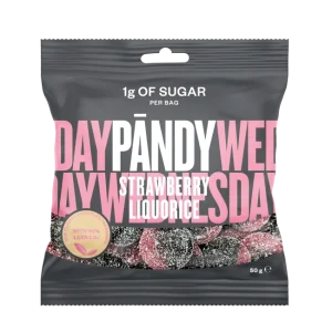 Pandy Jordbær Og Lakris 50g